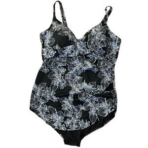 NWT Swimsuits For All Tummy Control Floral Bathing Suit Plus Size 20 $94